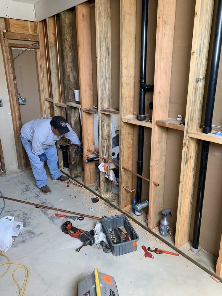 Commercial rough-in plumbing for Water Heater Replacement in Kensington